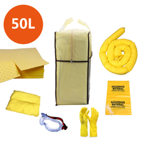 Mejor kit de laboratorio para derrames químicos de 50 l